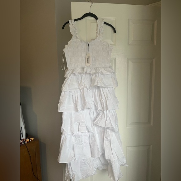 English Factory White Ruffle Dress - Picture 5 of 5